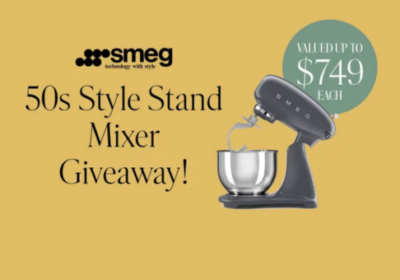 Win 1 of 10 SMEG Stand Mixers (up to $749 value each)