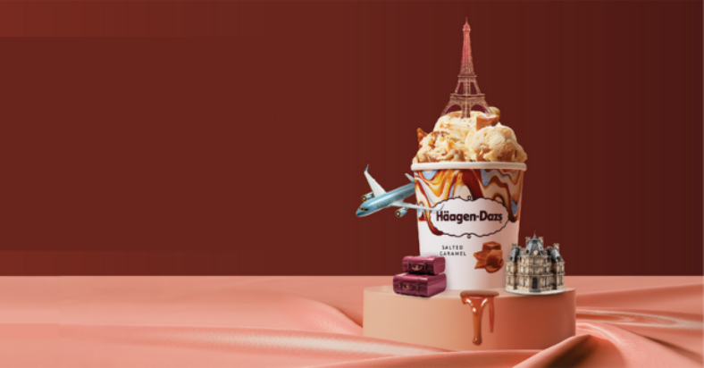 Win a Year's Supply of Haagen Dazs & a Trip for Two to Paris (11 Winners)