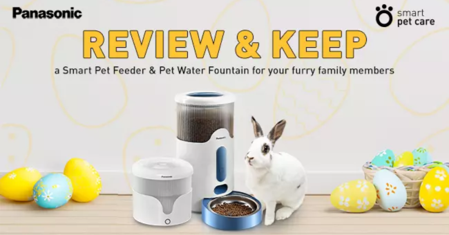 Review & Keep a Smart Pet Feeder & Pet Water Fountain