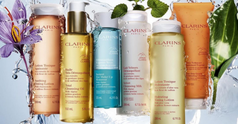 Win 1 of 6 Clarins Sets of Cleansers & Toners