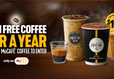 Win Free Coffee for a Year & $10,000 in Cash (25 Daily Winners)