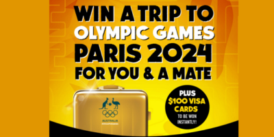 Win 300 x $100 Visa Cards or a Trip for 2 to The Paris Olympic Games 2024