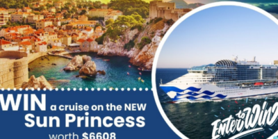 Win a Mediterranean Cruise for Two (Worth over $6,608)