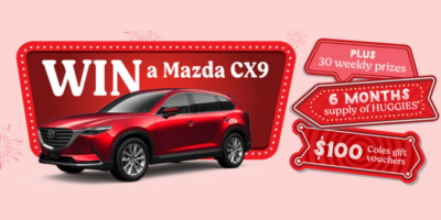 Win a $73,193 Mazda CX9, $100 Coles Vouchers & More (121 Winners)