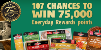 Win $375 in Everyday Rewards Points (107 Winners)