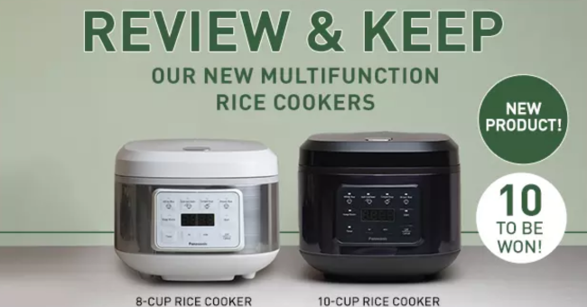 Review & Keep 1 of 10 Panasonic Rice Cookers