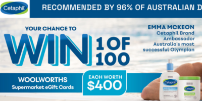 Win 1 of 100 $400 Woolworths Vouchers