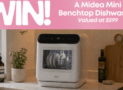 WIN a Midea 3-Place Benchtop Mini Dishwasher Worth $599
